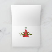 Kerstmis - Vizsla - Budda Feestdagen Kaart (Binnen)