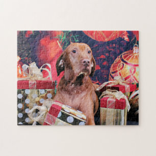 Kerstmis - Vizsla - Budda Legpuzzel