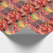 Kerstmis vol met lepel cadeaupapier (Hoek)