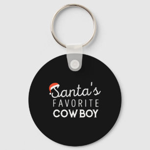Kerstmis voor cowboys sleutelhanger
