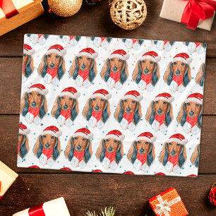 Kerstmis voor Dashond Hondenras Fleece Deken