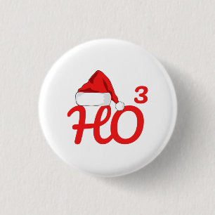 Kerstmis voor de kerstman ronde button 3,2 cm