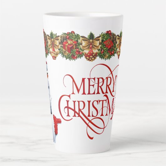 Kerstmis voor kerstmis latte mok (Voorkant)