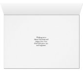 Kerstmis voor Niece, Snowflakes Modern Design (Binenzijde Horizontaal (Onderkant))