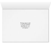 Kerstmis voor ouders, Snowflake Design, Modern (Binenzijde Horizontaal (Onderkant))