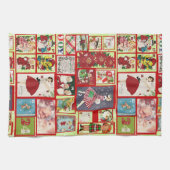 Kerstmis voorbij keukenhanddoek (Horizontaal)