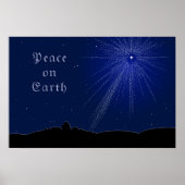 Kerstmis Vrede op Aarde Poster (Voorkant)