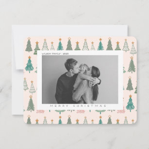 Kerstmis Vreugde Kerstmis Familie Foto Feestdagenkaart