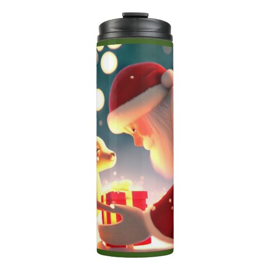Kerstmis Vriendelijkheid 1 Thermosbeker (Voorkant)