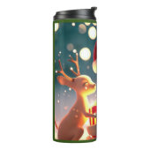 Kerstmis Vriendelijkheid 1 Thermosbeker (Gedraaid links)