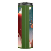Kerstmis Vriendelijkheid 1 Thermosbeker (Achterkant)
