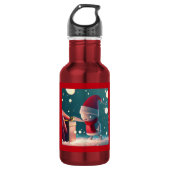 Kerstmis Vriendelijkheid 3 Waterfles (Voorkant)