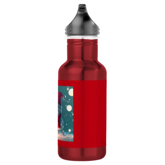 Kerstmis Vriendelijkheid 3 Waterfles (Rechts)