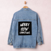 Kerstmis - Vrolijk Elfijnen' Kerstmis Denim Jacket (Hangar)