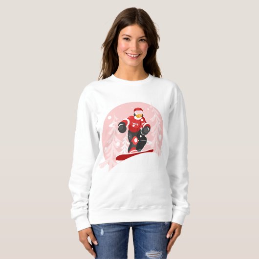 Kerstmis Vrolijk Kerstmis Sweatshirt (Voorkant volledig)