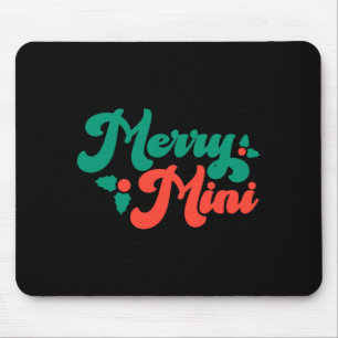 Kerstmis Vrolijke Mini Schattige Moderne Tygrafie Muismat