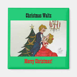 Kerstmis wals magneet