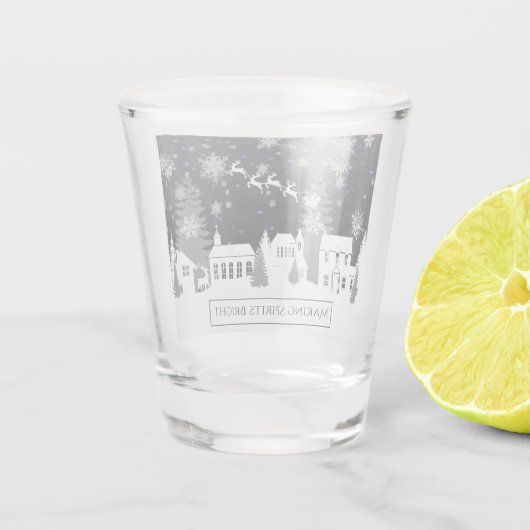 Kerstmis, warm glas (Achterkant)