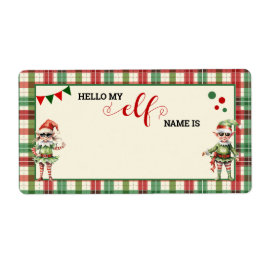 Kerstmis Wat is je Elf Game Label