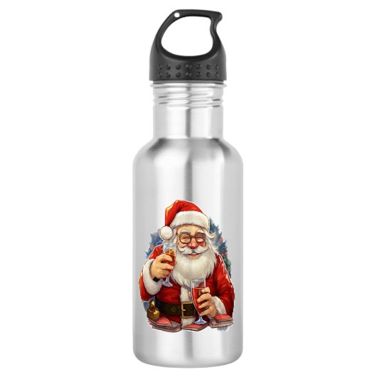 Kerstmis Waterfles (Voorkant)