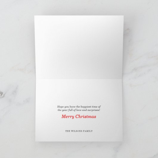 Kerstmis Waterverf Berries en Greenery Wreath Feestdagen Kaart (Binnen)