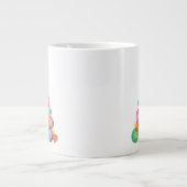 Kerstmis | Waterverf - Snowflake-sierboom Jumbo Beker (Voorkant)