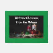 Kerstmis Welkomstdeur Mat (Voorkant)