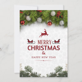 Kerstmis wenskaart feestdagenkaart