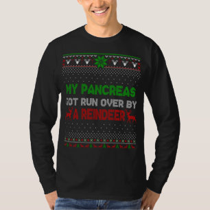 Kerstmis werd mijn pancreas overspoeld door rendie t-shirt