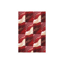 Kerstmis Wervel Wonder Retro Kerst Canvas Bloem