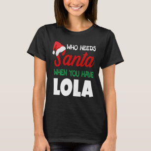 Kerstmis Wie heeft Kerstomaas Lola Filipijnse oma T-shirt
