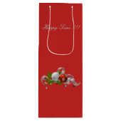 Kerstmis Wijn Cadeautas (Voorkant)
