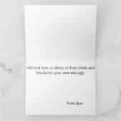 Kerstmis Winter Groene Man Kaart (Binnen)