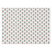 Kerstmis Winter Rode Retro  Tafelkleed (Voorkant (Horizontaal))