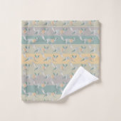 Kerstmis Winter Wonder Boom Bad Handdoek (Wasdoekje)