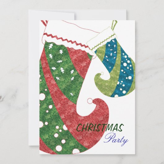 Kerstmis winterfeestdag kaart (Voorkant)