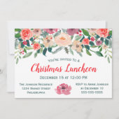 Kerstmis: WinterFlorals Kaart (Voorkant)