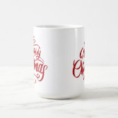 Kerstmis Wishing Gift Koffiemok (Center)