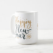 Kerstmis Wishing Gift Koffiemok (Voorkant links)