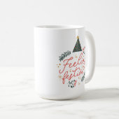 Kerstmis Wishing Gift Koffiemok (Voorkant rechts)