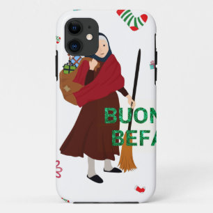 Kerstmis Witch buona Befana iPhone 11 Hoesje