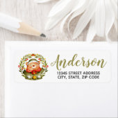 Kerstmis Wreater Beer Return Address Label (Insitu)