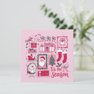 Kerstmis Xmas Bomen Tis Het Seizoen Vakantie Kerst Feestdagenkaart