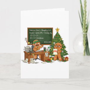 Kerstmis Xmas Sfeer Accountant Boekhouding Peperno Kaart