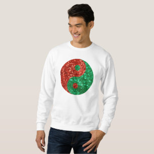 kerstmis yang mannen sweatshirt