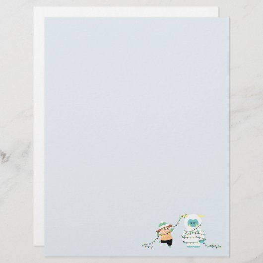 Kerstmis Yeti (Voorkant / Achterkant)