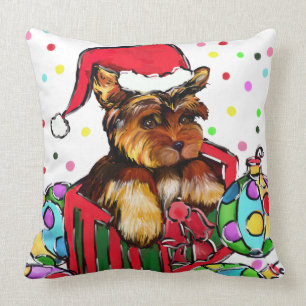 KERSTMIS YORKIES KUSSEN