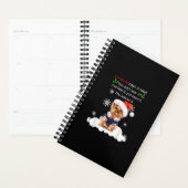 Kerstmis Yorkshire Terrier Funny Yorkie Puppy Planner (Display)