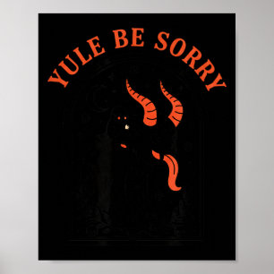 Kerstmis Yule Wees Spijtig Krampus, Donkere Krampu Poster