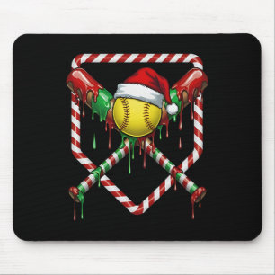 Kerstmis Zachte Santa Hoed Ijs Drip Mannen Vrouwen Muismat